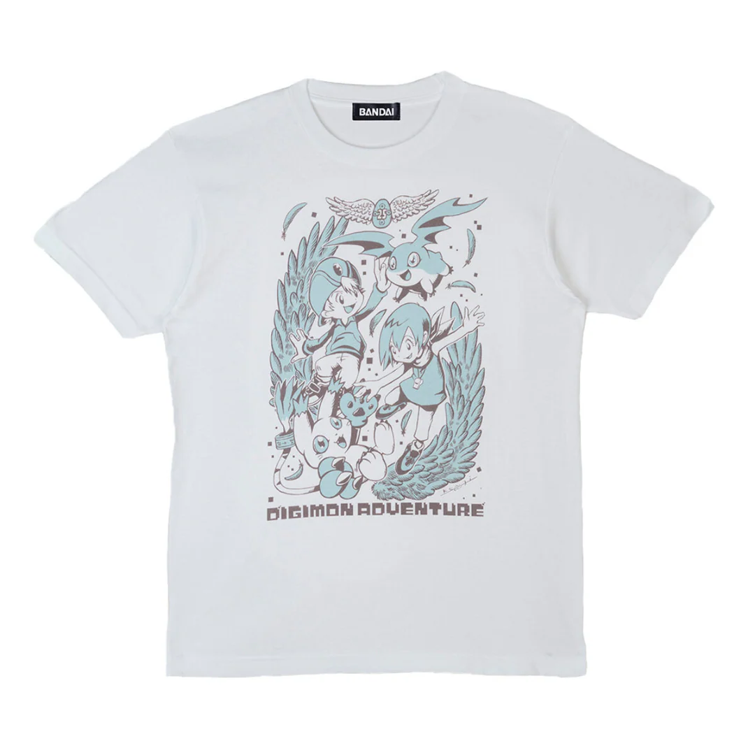 Digimon Adventure 25th Anniversary T-shirt (Takeru & Patamon & Hikari & Tailmon [PRE-ORDER] (RELEASES SEP-OCT24) - Image 3