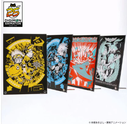 Digimon - Digimon Adventure 25th Anniversary - Acrylic Board by Kenji Watanabe [INSTOCK]