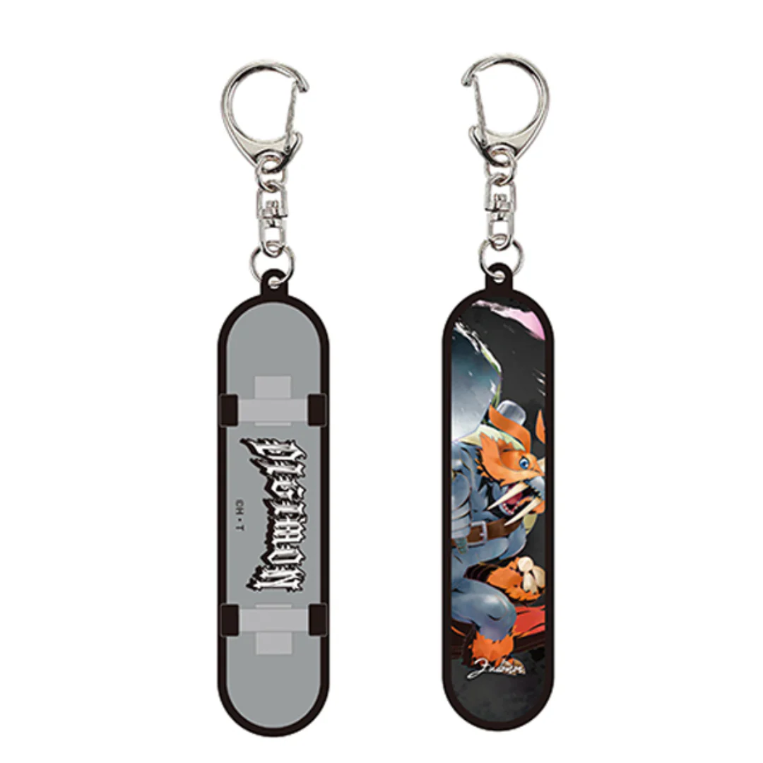 Digimon - Digimon Adventure Anibirth Collab - Skateboard Street Keychain Blind Box [INSTOCK] - Image 6