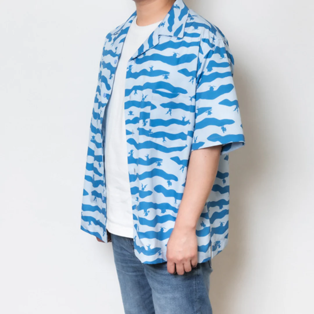 Digimon Partners -  Digitama pattern Aloha Shirt [INSTOCK] - Image 2