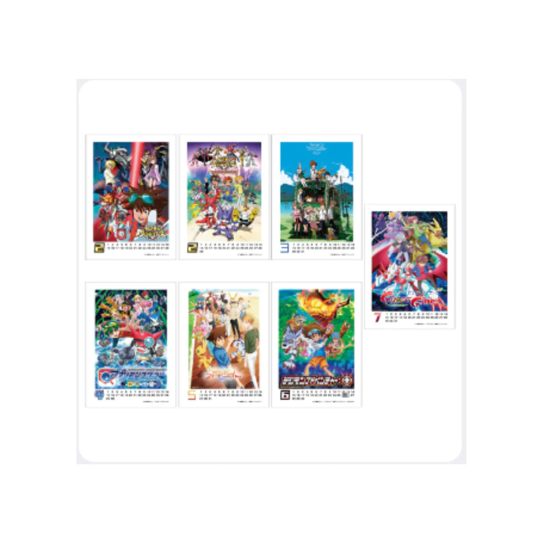 Digimon Partners -  Memory Illustration Project Acrylic Photo Frame Calendar [INSTOCK] - Image 8