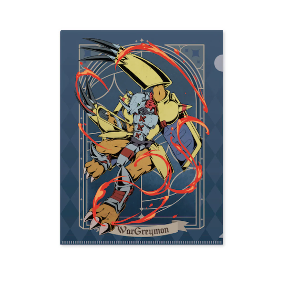 Digimon- Pop Up Store Exclusive - Digimon Adventure Ink Style Plastic File [INSTOCK] - Image 5