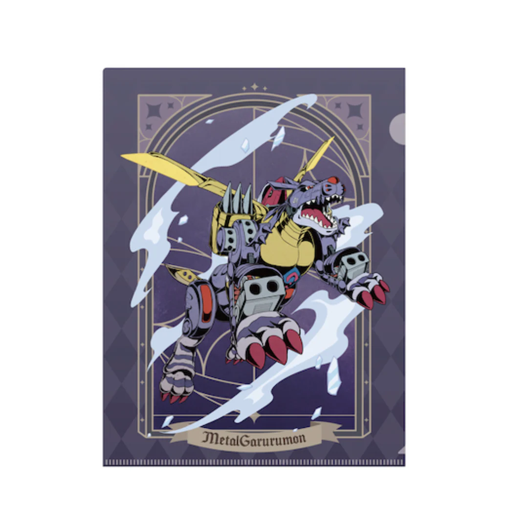 Digimon- Pop Up Store Exclusive - Digimon Adventure Ink Style Plastic File [INSTOCK] - Image 6