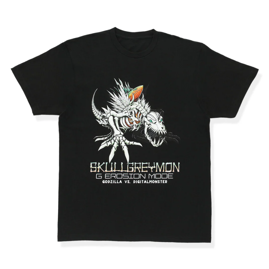 Digimon - Godzilla vs. Digital Monster T-shirt SkullGreymon: "G" Erosion Mode (Rock Pattern) [INSTOCK] - Image 3