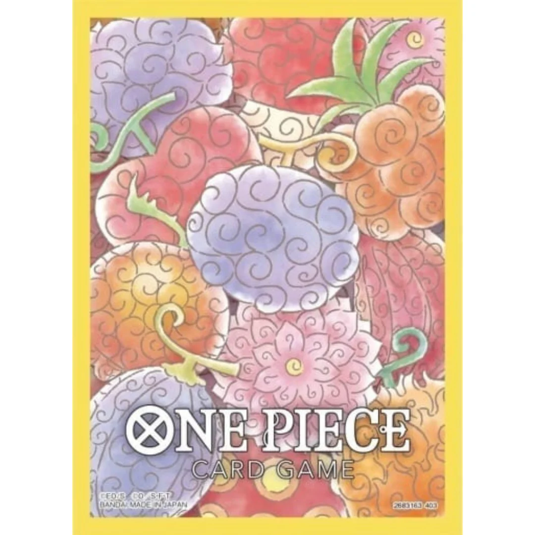 One Piece Card Game - Official Card Sleeve 4 - Devil Fruits [INSTOCK]