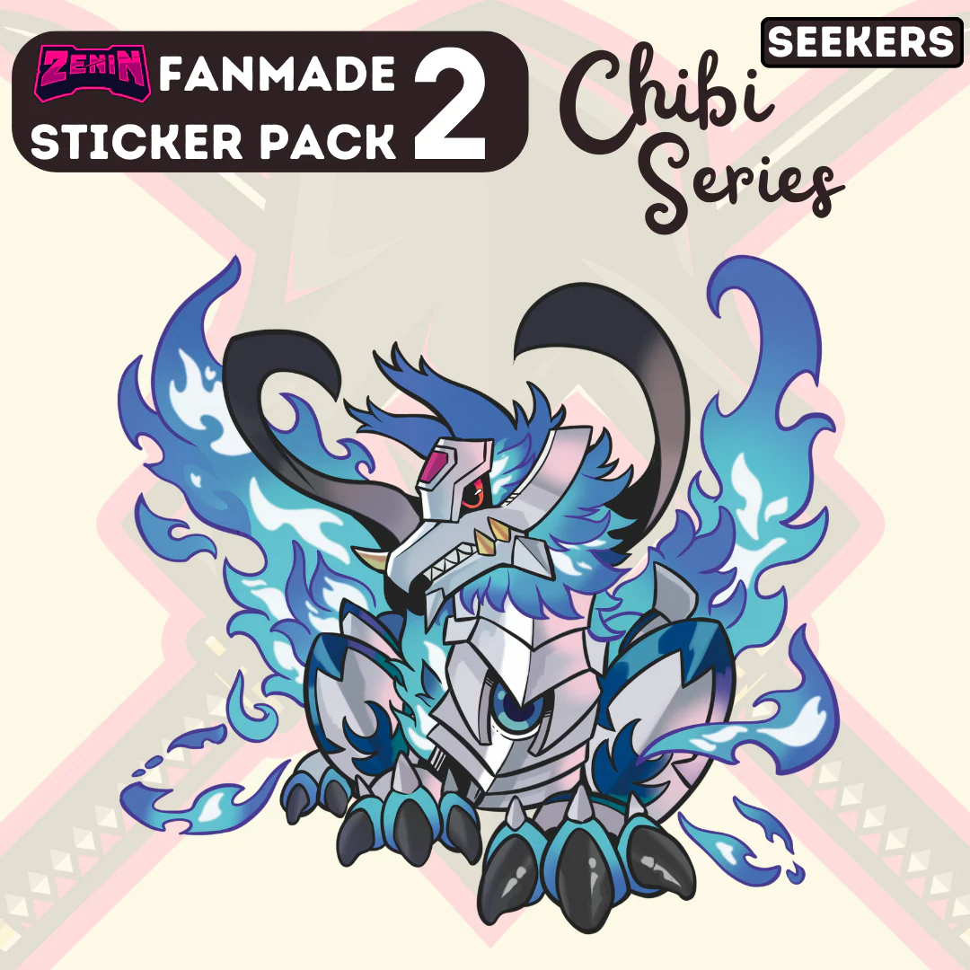 ZeninTCG - Fan-made- Chibi Sticker Pack 02 (Seekers) [INSTOCK] - Image 3