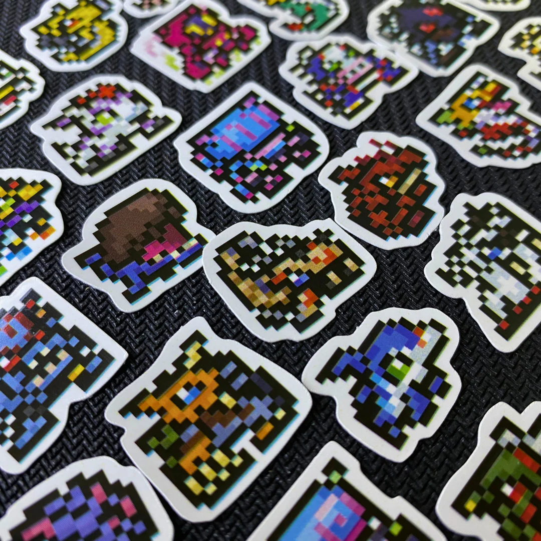 ZeninTCG - Fan-made- Mini Pixel Sticker Pack (Pendulum Series) [INSTOCK] - Image 7