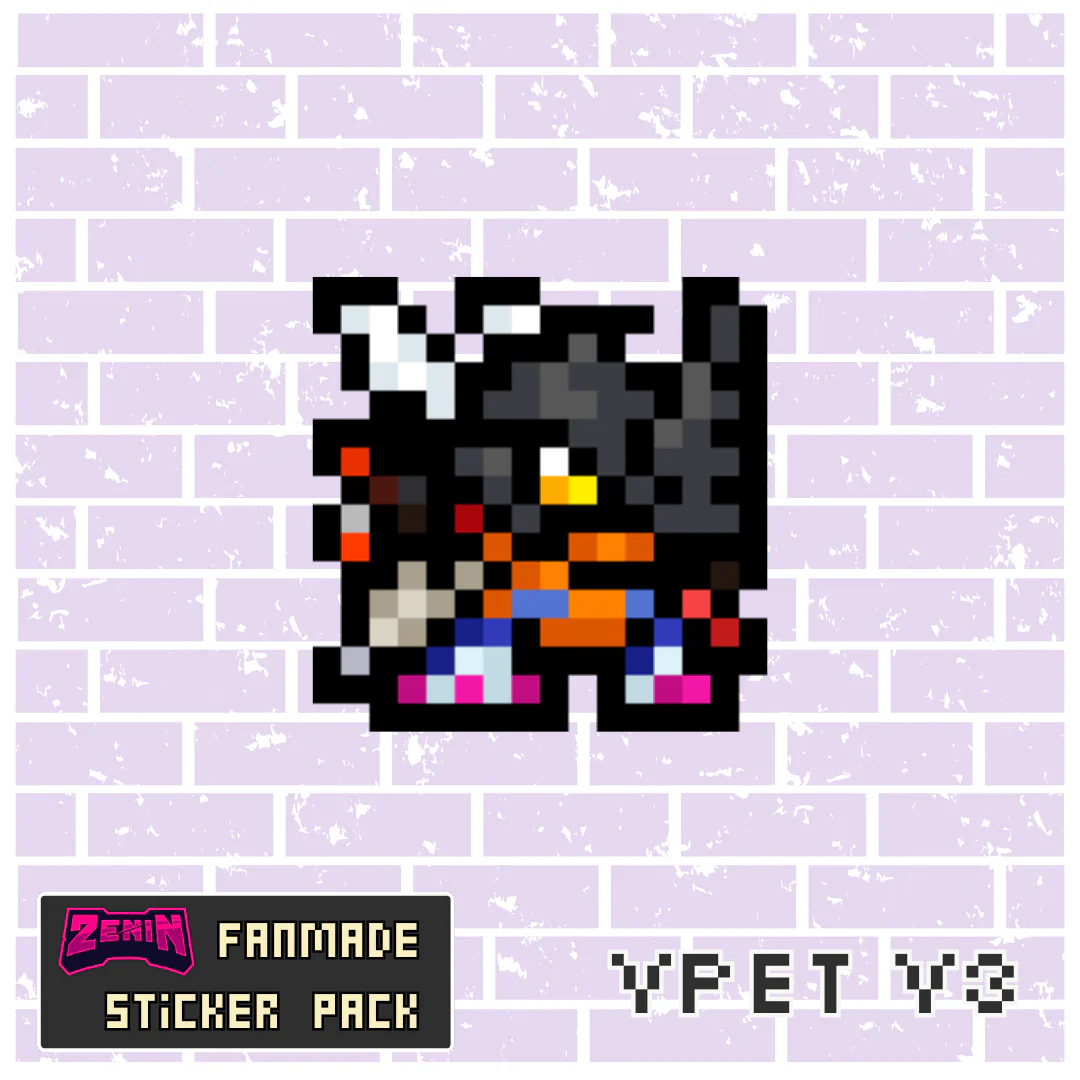 ZeninTCG - Fan-made- Mini Pixel Sticker Pack (Vpet V1-5) [INSTOCK] - Image 16