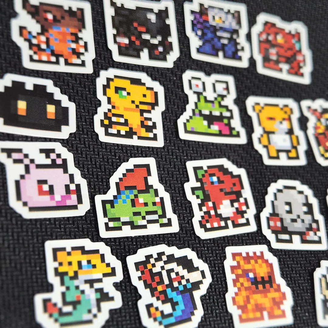 ZeninTCG - Fan-made- Mini Pixel Sticker Pack (Vpet V1-5) [INSTOCK] - Image 3