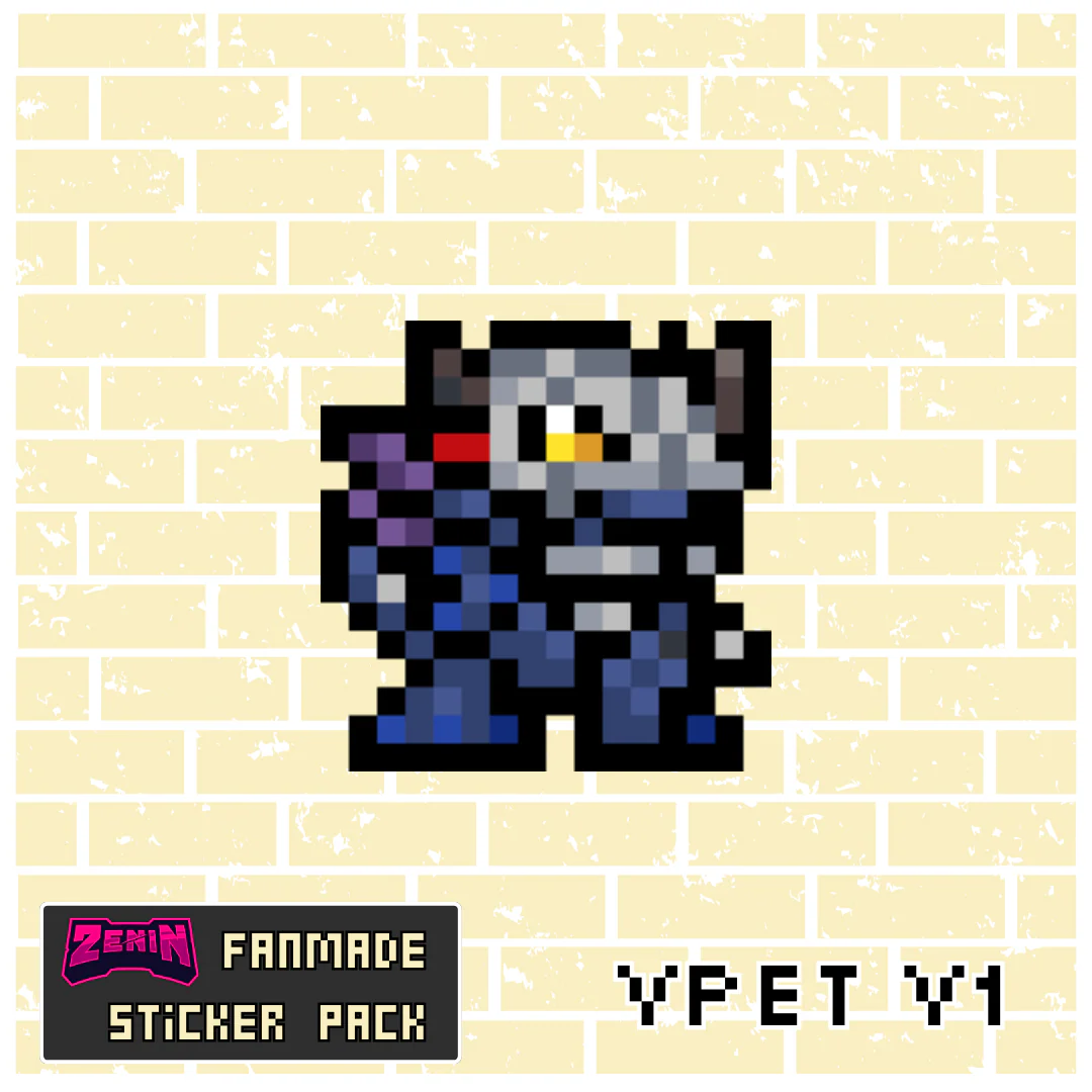 ZeninTCG - Fan-made- Mini Pixel Sticker Pack (Vpet V1-5) [INSTOCK] - Image 5